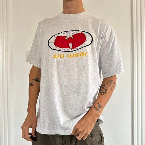 Rare Vintage 90s Wu Tang Wu Wear Graphic Rap Hip Hop Shirt - Picture 7 of 8